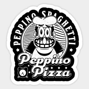 Peppino Pizza Crest Sticker